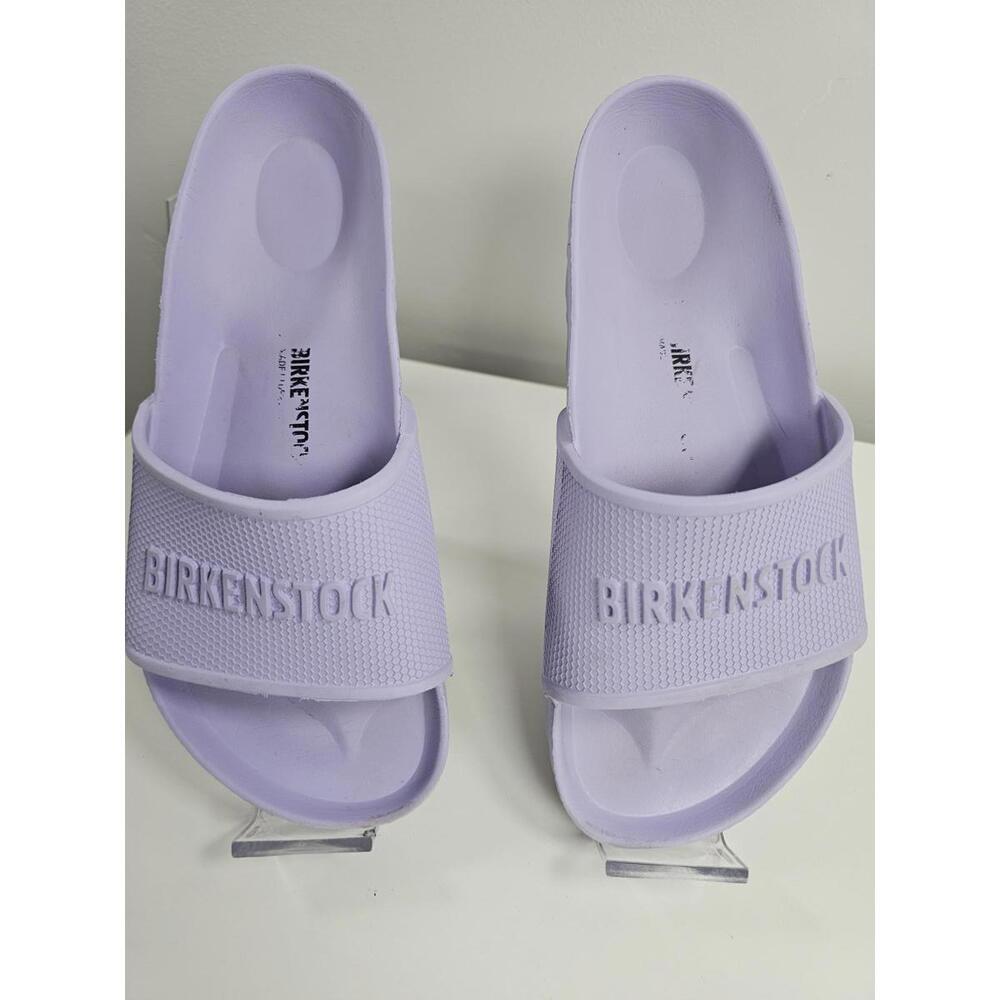 Birkenstock Lavender Slide Sandals - Picture 2 of 7